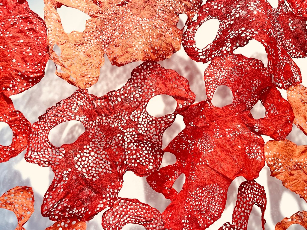 Scarlet Cumulus (or Reviving&nbsp;Coyolxauhqui)